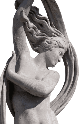 elegant classical woman sculpture with transparent background - Download Free Stock Videos Pikwizard.com