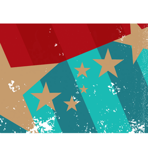 colorful transparent stars on vintage striped background - Download Free Stock Videos Pikwizard.com