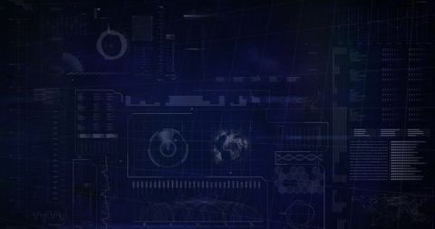 futuristic digital interface with hexagonal data analysis - Download Free Stock Images Pikwizard.com