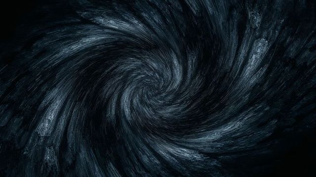 Dark spiral vortex in digital abstract composition