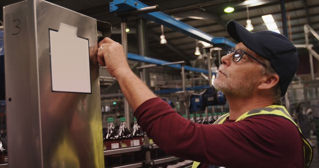 Factory Worker Conducting Quality Control in Manufacturing Plant - Download Free Stock Images Pikwizard.com