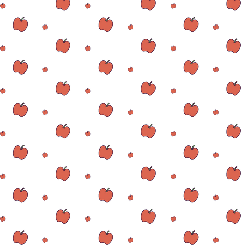 Seamless Orange Apple Pattern Vector on Transparent Background - Download Free Stock Videos Pikwizard.com