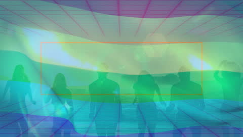 Dynamic Celebration of Rainbow Pride in Digital Interface