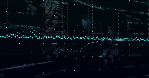 Data processing and global connections in digital universe