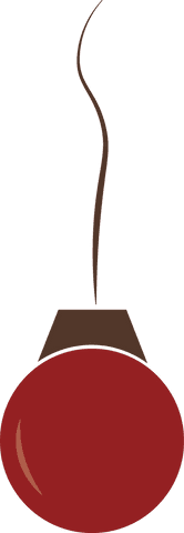 Red Ornamental Christmas Bauble on Transparent Background - Download Free Stock Videos Pikwizard.com