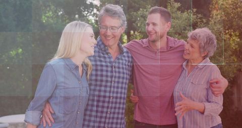 Happy Caucasian Family Enjoying Quality Outdoor Time Together - Download Free Stock Images Pikwizard.com