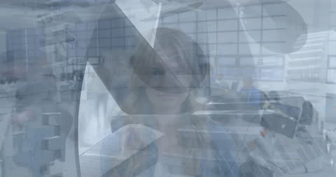 Data Processing Animation over Modern Business Environment