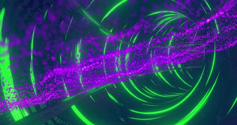 futuristic neon tunnel with vibrant purple wave patterns - Download Free Stock Images Pikwizard.com