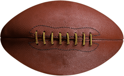 transparent close-up of brown american football - Download Free Stock Videos Pikwizard.com