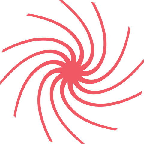 red spiral swirl abstract design on transparent background - Download Free Stock Videos Pikwizard.com