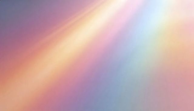 Radiating Pastel Gradient with Diagonal Light and Soft Iridescent Glow