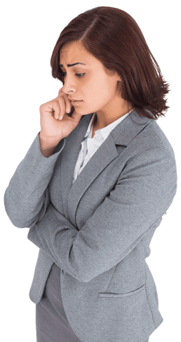 thoughtful hispanic businesswoman transparent background - Download Free Stock Videos Pikwizard.com