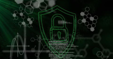 Green Digital Padlock Representing Cyber Security - Download Free Stock Images Pikwizard.com