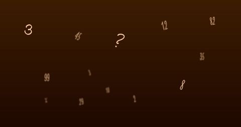 Mystical Numbers Floating in Dark Space