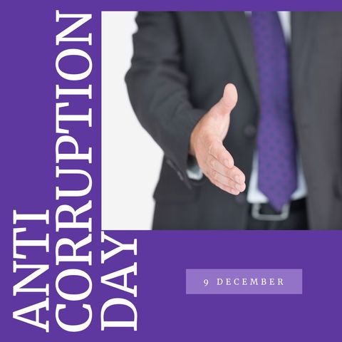 Anti-Corruption Day Diligence with Business Professional Offer - Download Free Stock Templates Pikwizard.com