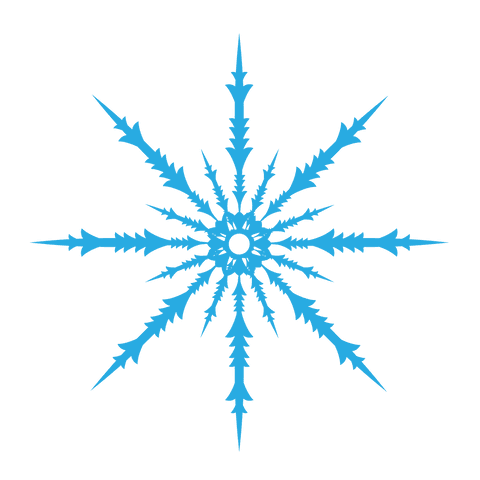 Delicate Transparent Blue Snowflake Pattern - Download Free Stock Videos Pikwizard.com