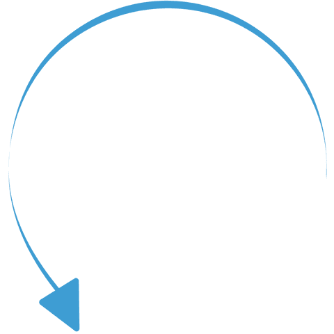 blue arrow circular path on transparent background - Download Free Stock Videos Pikwizard.com