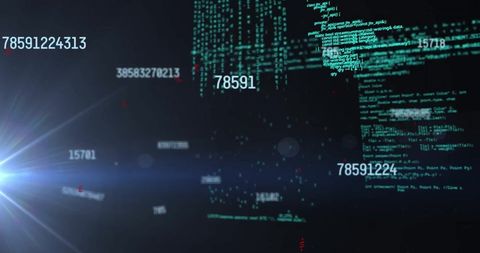 Digital Data Streams in a High-Tech Financial Environment - Download Free Stock Images Pikwizard.com