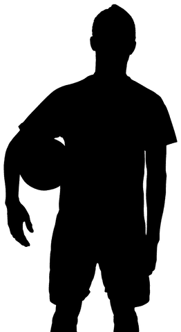 silhouette of male football player on transparent background in action pose - Download Free Stock Videos Pikwizard.com