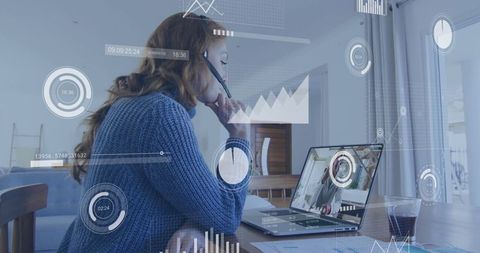 Digital Collaboration With Virtual Data Dashboard Interface