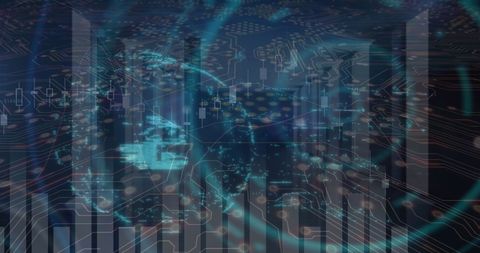 Abstract Digital Finance and Data Analytics Concept Art - Download Free Stock Images Pikwizard.com