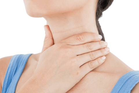 transparent illustration of woman holding neck, health concept - Download Free Stock Videos Pikwizard.com
