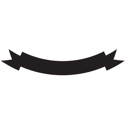 black ribbon banner illustration on transparent background - Download Free Stock Videos Pikwizard.com