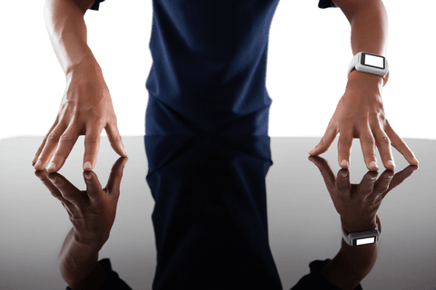 Businesswoman Touching Transparent Digital Surface with Hands - Download Free Stock Videos Pikwizard.com