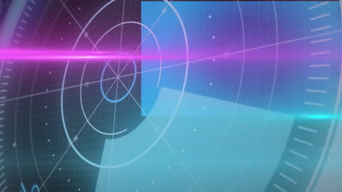 Digital Radar Scope with Global Tech Interface Design