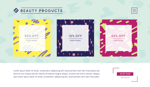 Transparent Beauty Products Promotion Offers Illustrated with Abstract Design - Download Free Stock Videos Pikwizard.com