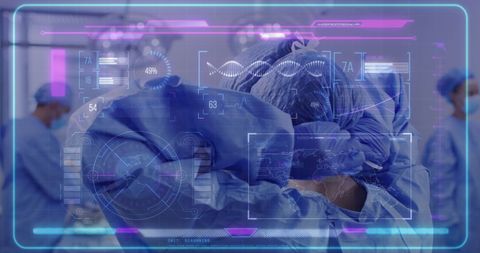 Futuristic Medical Technology with Diverse Surgical Team - Download Free Stock Images Pikwizard.com