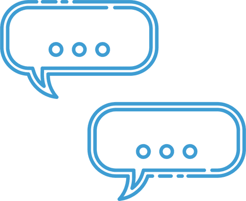 Blue Transparent Speech Bubbles for Communication Design - Download Free Stock Videos Pikwizard.com