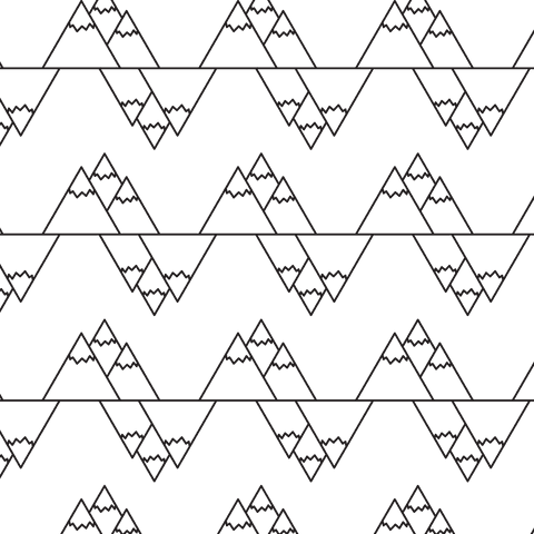 Geometric Mountain Pattern on Transparent Background - Download Free Stock Videos Pikwizard.com