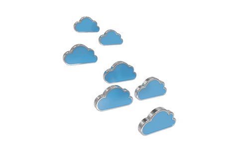 Cloud Digital Icons on Transparent Background for Communication - Download Free Stock Videos Pikwizard.com