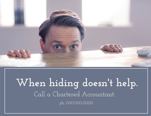man peeking over desk suggesting need for trustworthy accountant - Download Free Stock Templates Pikwizard.com