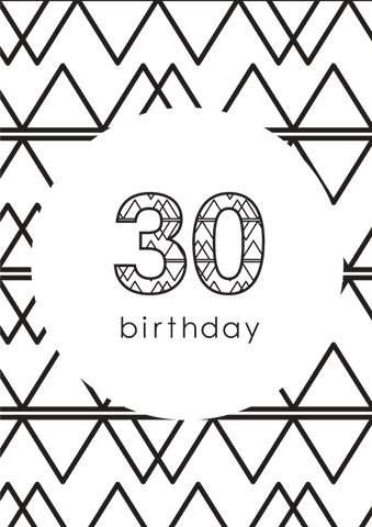 Black Patterned Number 30 on Transparent Background - Download Free Stock Videos Pikwizard.com