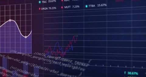 Holographic Financial Stock Market Analysis Visualization - Download Free Stock Images Pikwizard.com