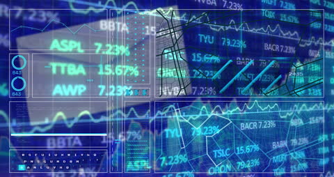 Abstract Digital Data Processing on Transparent Screen