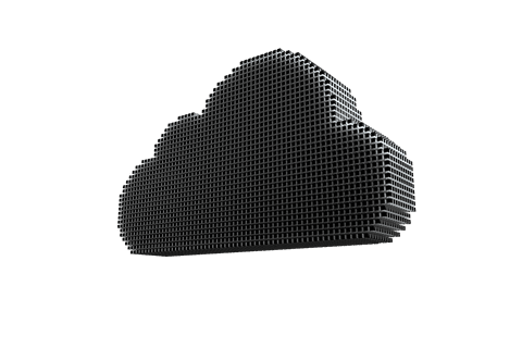 Black Textured Cloud on Transparent Background in Abstract 3D Style - Download Free Stock Videos Pikwizard.com