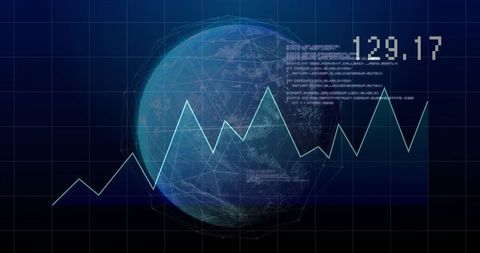 Digital Data Analytics with Global Network Interface - Download Free Stock Images Pikwizard.com