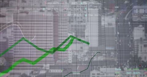 Eco-Friendly Finance Concept with Digital Analytics - Download Free Stock Images Pikwizard.com