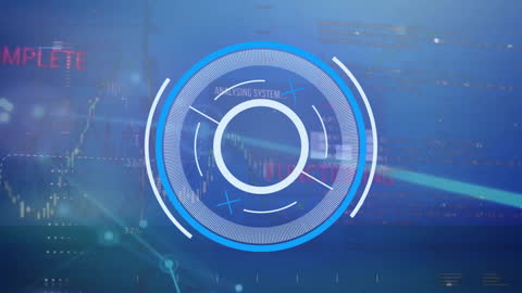 Futuristic Digital Data Scanning Interface Concept