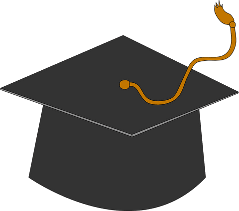 graduation cap with golden tassel on transparent background - Download Free Stock Videos Pikwizard.com