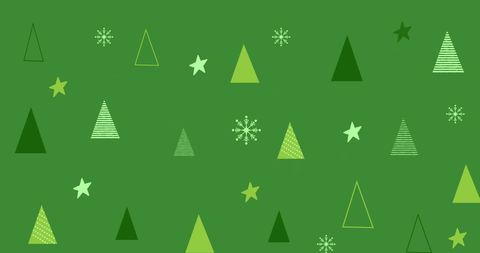 festive christmas tree pattern with snowflakes on green background - Download Free Stock Images Pikwizard.com