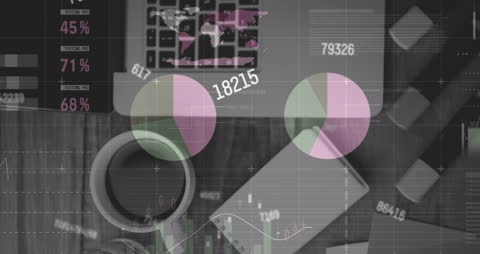 Animated Statistical Data and Chart Elements with Office Items