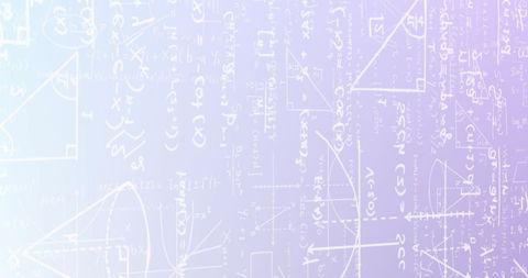 Abstract Background with Mathematical Equations on Lilac Gradient - Download Free Stock Images Pikwizard.com