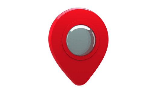 Transparent Red Navigation Marker Symbol Close-Up - Download Free Stock Videos Pikwizard.com