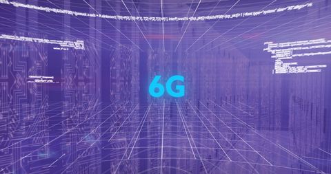 Futuristic 6G Technology in Data Server Environment - Download Free Stock Images Pikwizard.com