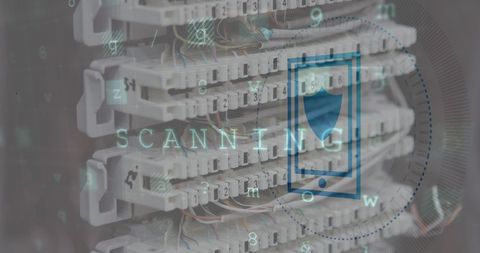 Smartphone interface overlay on data server