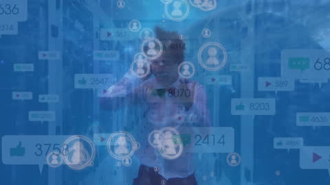 Global Networking in a Futuristic Server Room